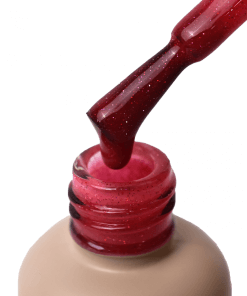 Makroaufnahme PNB Camouflage Base 03B Tango de Pasión – Rote Gel-Basis mit Schimmer