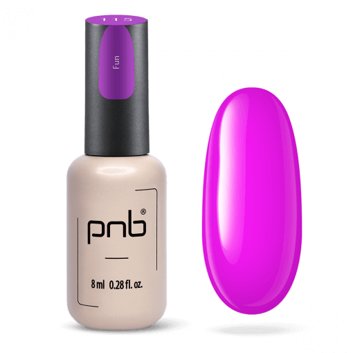 PNB 115 Fun UV/LED Gel Polish – Flasche 8 ml und Farbton Lila Pink