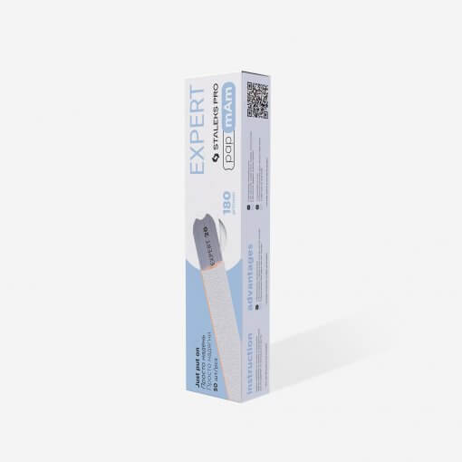 Verpackung der Staleks Einwegfeilen PAPMAM EXPERT 22 – 180 Grit