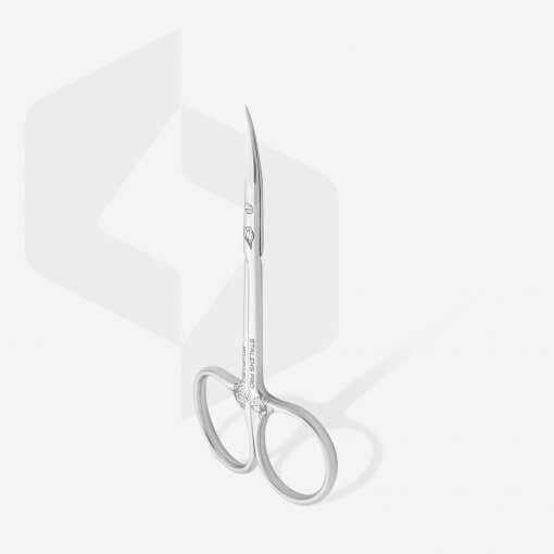 STALEKS PRO Nagelhautschere Magnolia SX-20/1m – komplette Schere auf hellem Hintergrund, ergonomisches Design