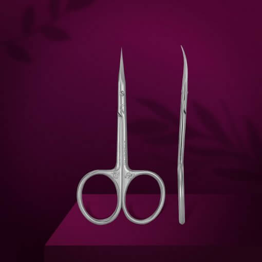 Staleks PRO Nagelhautschere SX-20/2m – Vorder- und Seitenansicht, Profi-Werkzeug für Maniküre