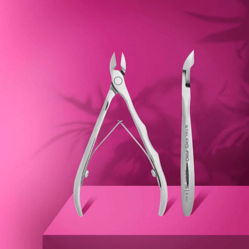 Staleks Nagelhautzange EXPERT 10 – 9 mm für präzise Maniküre, Profi-Instrument aus Edelstahl