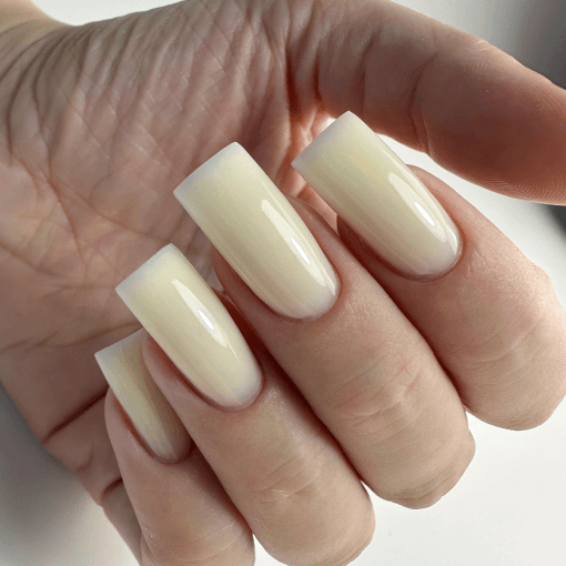 Builder Gel PNB Yellow Matcha Latte – Aufbaugel für Nagelmodellage in Gelb