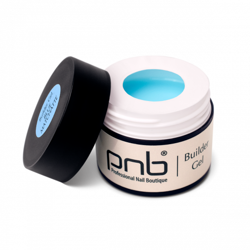 PNB Builder Gel Blue Matchatte – Offener Tiegel 15 ml