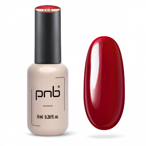 PNB UV/LED Gel Polish Illusion 2.0 04 Rot – Glas-Effekt Nagellack Flasche