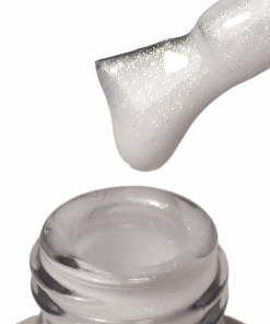 PNB UV LED Strong Iron Gel Milky Dream 17 ml – milchiges Aufbaugel mit Schimmer, Makro