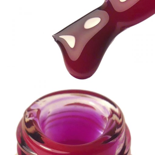 PNB UV/LED Strong Iron Gel Deep Berry – Brush Ansicht