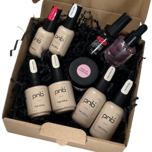 Starter Set 2 Maxi PNB – Profi-Set mit Base, Top, Builder Gel, Gel Polish und Nail Oil