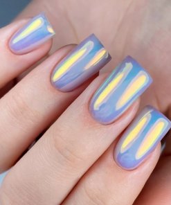PNB Liquid Mirror Rainbow – holografischer Spiegeleffekt auf Nägeln
