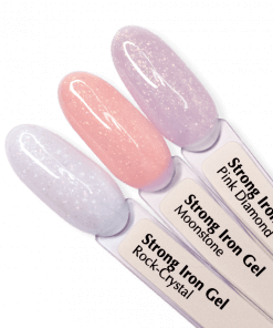 PNB Strong Iron Gel Shimmer Collection – Moonstone, Pink Diamond und Rock Crystal mit funkelndem Glanzeffekt