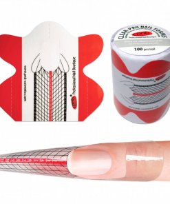 PNB Clear-Pro Transparent Nagelschablonen PVC – 100 Stück auf Rolle