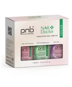 PNB Nail Doctor Set 3 × 15 ml – Pflegeset für starke und gepflegte Nägel