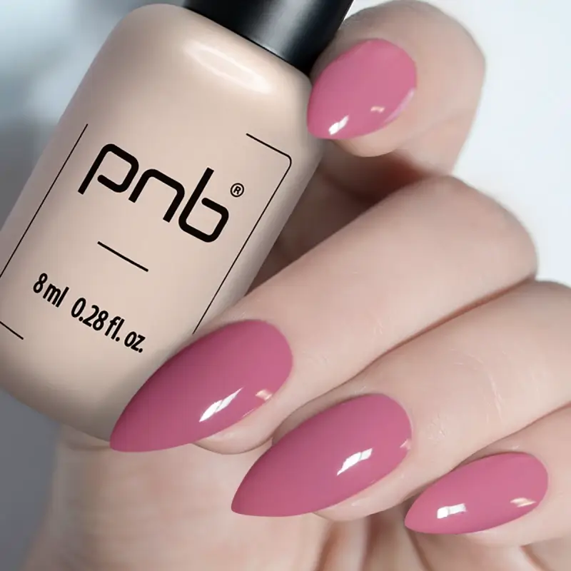 PNB UV/LED Gel Polish 274 Da Vinci rosé mauve 8 ml auf Nägeln