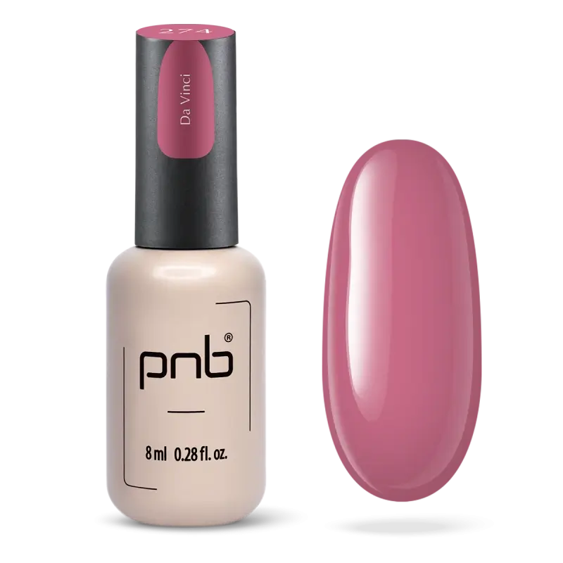 PNB UV/LED Gel Polish 274 Da Vinci rosé mauve farbmuster