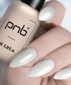 PNB UV/LED Gel Polish 287 Sensitivity milchig weiß 8 ml auf Nägeln