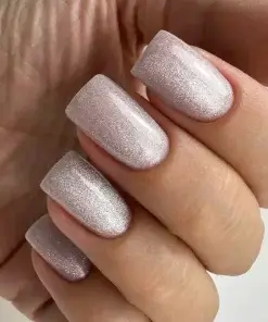 PNB Gel Polish 01 Sugar Baby Glitzer UV Nagellack auf Nägeln