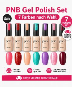 PNB Gel Polish Set 7 Farben nach Wahl mit Gratis Versand